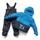 Зимний мембраный термокомплект на флисовой подкладке: куртка, полукомбинезон (с пинетками и рукавичками в размерах 12,18,24 месяца), 2 года (90-98)